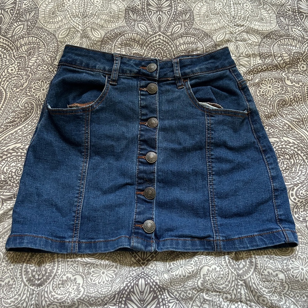 Forever 21 Mini Denim Skirt